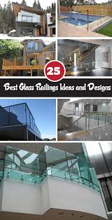 Modern and industrial made of aluminum glass rails are made of tempered safety glass, as they must provide protection. 25 Glass Railings Design Ideas For Indoor And Outdoor Stairs And Panels Interiorsherpa