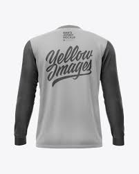 Download Men S Jersey With Long Sleeve Mockup In Apparel Mockups On Yellow Images Object Mockups