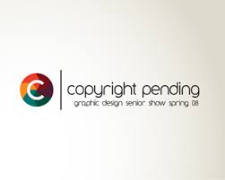 Copyright Pending Circle Logo Design Graphic Design Logo Logos Design