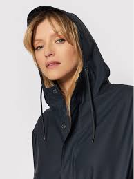 Rains Giacca impermeabile Unisex 18140 Blu scuro Regular Fit