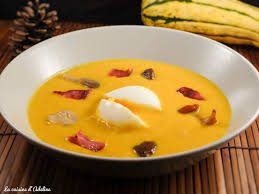 Veloute D Automne Potiron Champignon Jambon Cru La Cuisine D Adeline Recette Recette Recette Veloute Potiron Recette Soupe Potiron