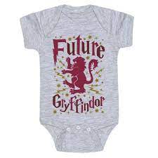 Human Future Gryffindor Clothing Baby Hufflepuff Harry Potter Baby Clothes Baby One Piece