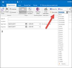 Set Two Calendar Reminders One Before The Event And One At The Time Microsoft Community