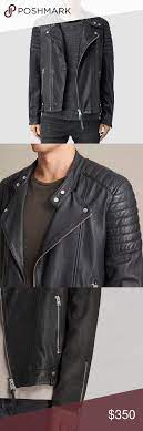All Saints Jasper Leather Biker Jacket Leather Biker Jacket Biker Jacket Jackets