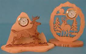 Free scroll saw patterns for clocks. Deer Mini Clock Patterns