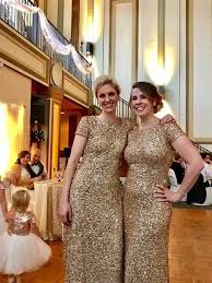 Champagne And Gold Sequin Bridesmaids Dresses By Adrianna Papell Sequin Bridesmaid Dresses Dresses Gold Sequin Bridesmaid Dress