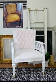 Velvet Upholstery Painted Chair Makeover Furniture Makeover Furniture Upholstery Shabby Chic Furniture