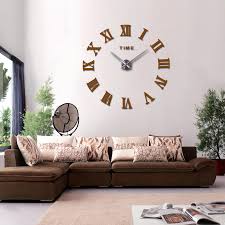 Cheap wall clock moon buy quality star wall clock directly from china. Digitale Spiegel Grosse Wanduhr Modern Wohnzimmer Quarz Metall Uhren Dekoration Uhr Spargut