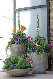 Check spelling or type a new query. 50 Front Door Flower Pots For A Good First Impression Patio Flowers Small Front Yard Landscaping Front Door Flowers