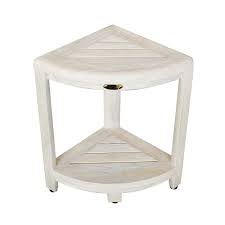 5 out of 5 stars. Oasis 2 Tier Teak Corner Shower Stool In Driftwood Ed1122 The Home Depot In 2021 Teak Shower Bench Teak Shower Shower Stool