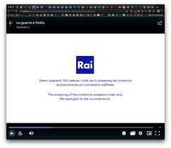 Listen to your favorite radio stations at streema. Rai Im Ausland Sehen Raiplay Wie Geht Das Ganze Anleitung