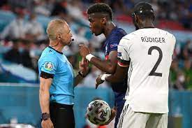 But what exactly happened did germany's antonio rüdiger bite france's paul pogba on the shoulder? Video Pogba Hopes Rudiger Isn T Suspended For A Nibble Goal Com
