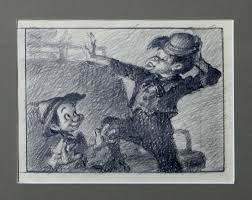 Step by step drawing tutorial on how to draw lampwick from pinocchio. Pinocchio And Lampwick In Imagine If S Animation Comic Art And Other Fun Stuff Comic Art Gallery Room