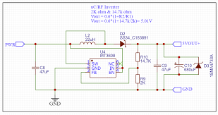The mt3608 features automatic shifting to pulse frequency modulation mode at light loads. Mt3608 Improper Output Voltage Electrical Engineering Stack Exchange