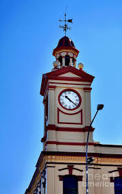 Clock Tower In Albury Australia By Kaye Menner Clock Tower Albury Clock