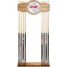 Shop wayfair for the best 52 inch mirror. Budweiser Cue Rack With Mirror Bow Tie Walmart Com Walmart Com