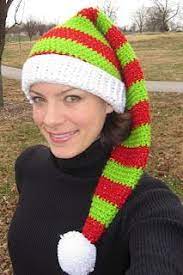 Convivial Crafter Silly Simple Elf Hat Crochet Elf Hat Crochet Elf Hat Pattern Crochet Christmas Hats