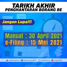 Tarikh akhir mengisi borang adalah 30 april pembayaran balik cukai terlebih bayar dibuat 2 minggu selepas tarikh penghantaran. Akuseorangkakak Wafazaharudin Twitter
