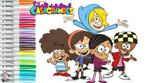 There is currently no wiki page for the tag the casagrande. The Casagrandes Coloring Book Page Ronnie Anne Nikki Sameer Sid And Casey Nickelodeon Youtube