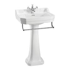 edwardian basin, towel rail and regal