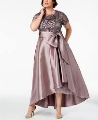R M Richards Plus Size High Low Gown Reviews Dresses Women Macy S Gowns For Plus Size Women Plus Size Long Dresses Plus Size Gowns