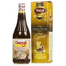 Buy Guruji Kesaria Thandai Fruit Syrup 700 Ml Online Sastasundar Com Thandai syrup recipe , kesar badam thandai ,easy thandai recipe ,special thandai.