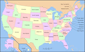 As you can see in the image given, the map is on seventh and eight number, is a blank map of the united states. Graph Algorithms