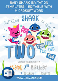 If you don't have felt, construction paper or cardstock works just fine, too. Baby Shark Birthday Invitation Templates Editable With Microsoft Word Shark Birthday Invitations Shark Birthday Party Invitation Shark Birthday Party