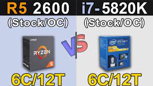 Amd posted some fairly interesting performance benchmarks on the day of their live announcement, branding the new zen 3 cpus as where gaming begins. R5 2600 Vs I7 5820k Stock And Overclock New Games Benchmarks Youtube