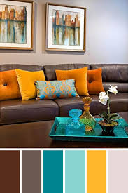 A blue, green and teal palette. 25 Gorgeous Living Room Color Schemes To Make Your Room Cozy