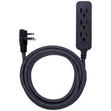 Bissell 3 In 1 Lightweight Corded Stick Vacuum 2030j Ge 3 Outlet Surge Protector With 15 Ft Braided Extension Cord Black Gray 44237 The Home Depot Extension Cord Braids With Extensions Surge Protection
