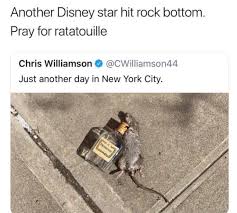 Thank you for doing my meme! Another Disney Star Hit Rock Bottom Pray For Ratatouille Meme Ahseeit