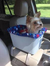 Custom Toby Console Car Seats For Small Dogs Now In Pink Or Blue Dog Car Seats Small Dogs Car Seats