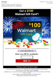 Save $10 on father's day gifts with walmart promo code. Holiday Shoppers Should Not Be Fooled By Gift Card Spam Cloudmark En