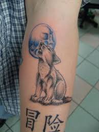 Wolf tattoo designs are hugely popular in the west and it's easy to see why. Wolf Howling At Moon Tattoo Tattoo Designs Ideas
