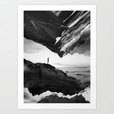 Aesthetic Wall Pictures Black And White Since The Moment I Left Art Print Wall Decor Wall Decor Living Room Black And White Aesthetic Wall Art Living Room Deco Leave Art Surreal Photos White Art