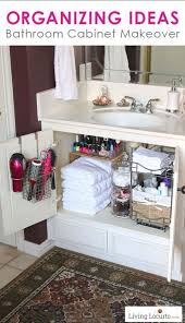 13 Awesome Organization Tips That Will Turn Your Bathroom Into A Tidy Paradise Bathroom Cabinet Makeover Home Organization Bathroom Organization
