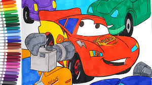 You want to see all of these cartoons, disney cars coloring pages, please click. Disney Cars 3 Lightning Mcqueen Interview Kids Coloring Book Coloring Pages For Children Youtube