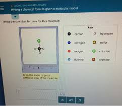 What is chlorine's origin name or symbol? Write The Chemical Formula For This Molecule Chegg Com