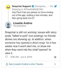 However, the maintenance release has gone wrong for some users. May 04 Snapchat Call Video Chat Issue Acknowledged Snapchat Not Working Stories Not Loading Issue Following Google Cloud Outage Piunikaweb