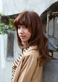 40 best shoulder length bob hairstyles. Asian Girls Shoulder Length Wavy Hairstyle With Full Bangs Hairstyles Weekly