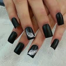 Simple nail designs for beginners! 55 Latest Black Nail Art Design Ideas