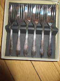 Loxley Pastry Fork and Ice Cream Spoon Nickel Silver Sheffield England Sets 