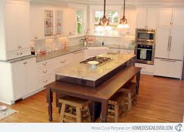 15 beautiful kitchen island with table