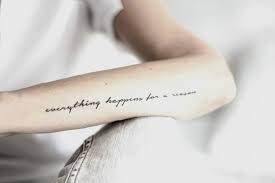Use this pack of 20 inspiring mantras to remind yourself to just breathe, be brave or that everything happens for a reason. the uplifting temporary tattoos come in different fonts that can help you decide whether you like cursive or all capital letters if you're considering getting the real thing. Cinniuint Everything Happens For A Reason Mirlime