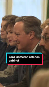 David Cameron Returns to Frontline Politics as a Peer
