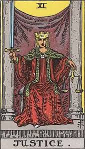 The cards were drawn by illustrator pamela colman smith from the instructions of. Justice Tarot Card Wikipedia