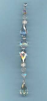 Clear Crystal Icicle Ornament Creative Kit Beaded Jewelry Beaded Christmas Ornaments Christmas Jewelry