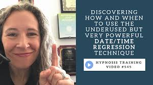 Hypnosis Training Video #545: Discovering How and When to Use the Underused  but very Powerful Date/Time Regression Technique — Cascade Hypnosis Training