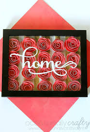 This one is a bit more expensive but it makes for a beautiful color palette for a bouquet or shadow box set of rolled flowers. Rolled Paper Flower Shadowbox Occasionally Crafty Rolled Paper Flower Shadowbox